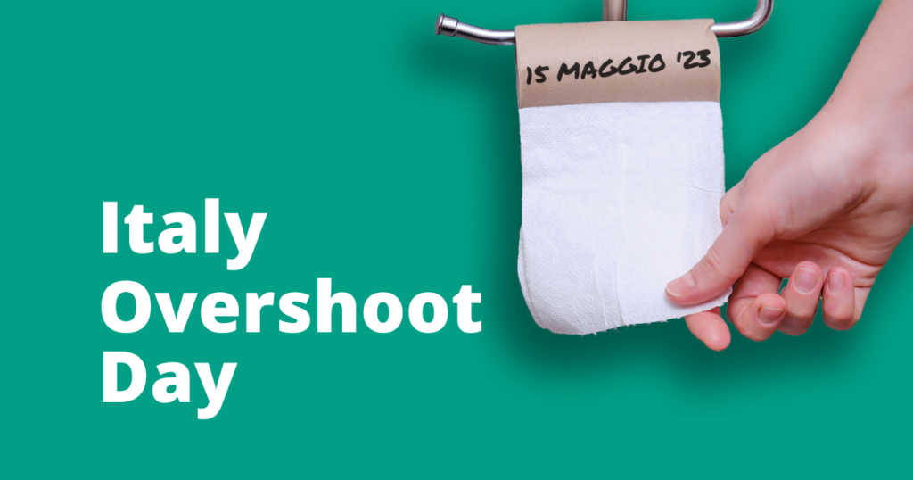 Overshoot Day per l’Italia: il 15 maggio 2023 abbiamo terminato le risorse