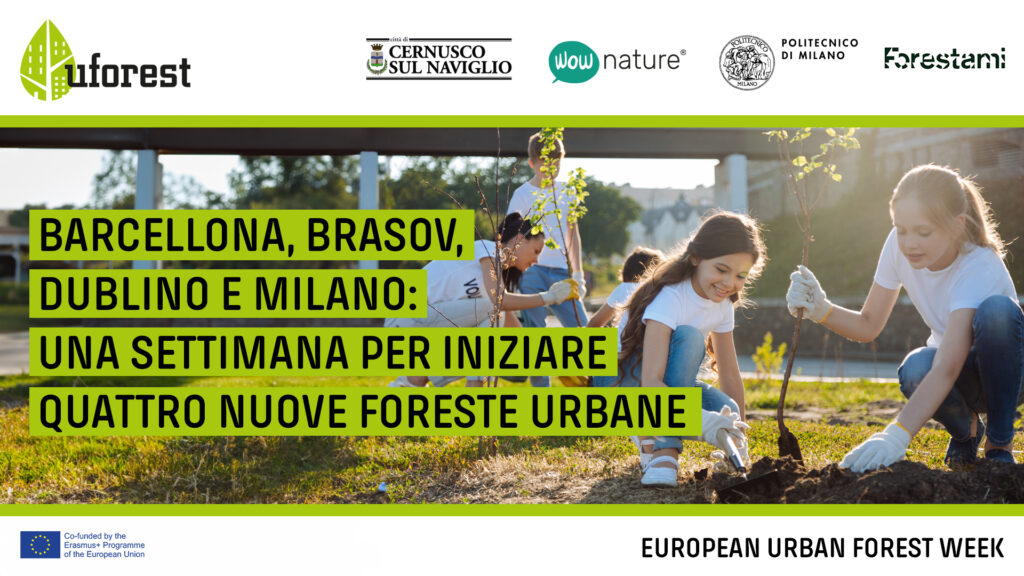 Settimana europea delle foreste urbane: Dublino, Barcellona, Milano e Brasov
