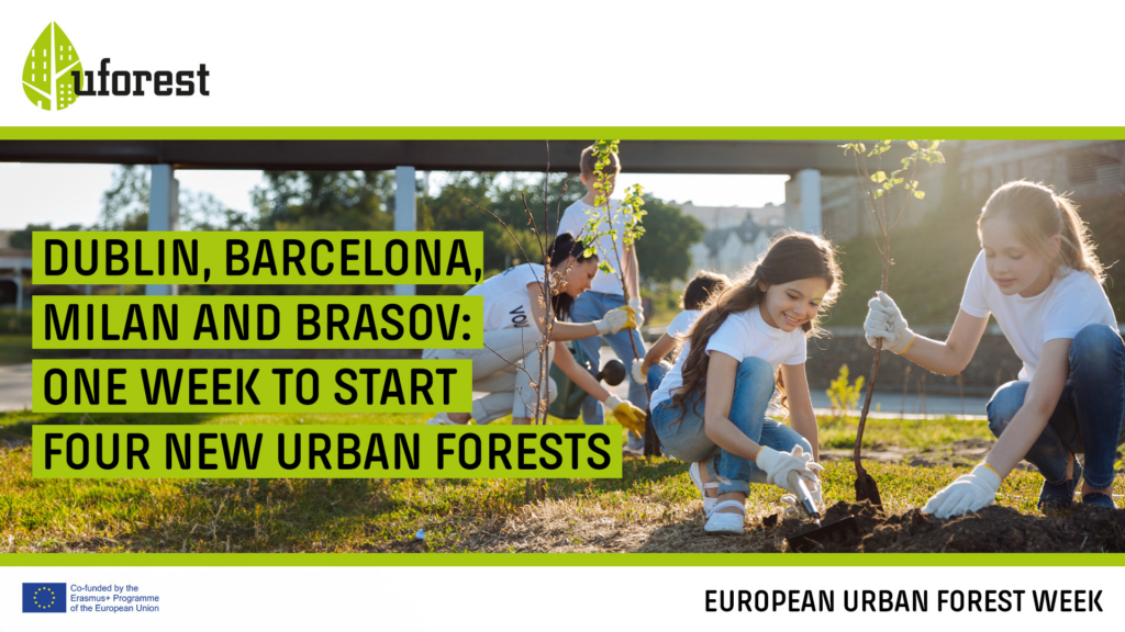 European Urban Forest Week: Dublin, Barcelona, Milan and Brasov