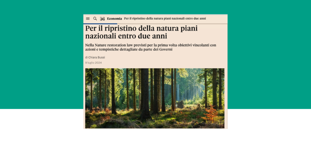 Nature restoration law: il ruolo delle aziende